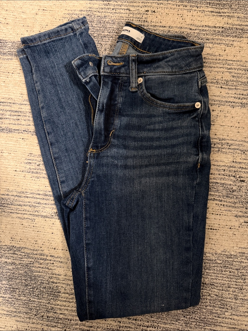 Sonoma Dark Blue Skinny Jeans Sz 2